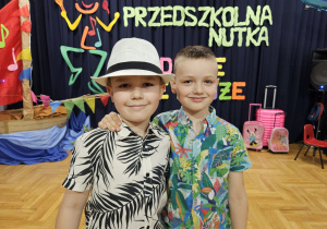 przedstawiciele naszego przedszkola - Franciszek Salamon i Ignacy Architekt