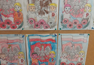 prace plastyczne na 11 listopada z symbolami narodowymi